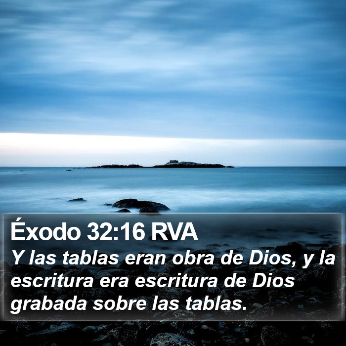 Éxodo 32:16 RVA Bible Study