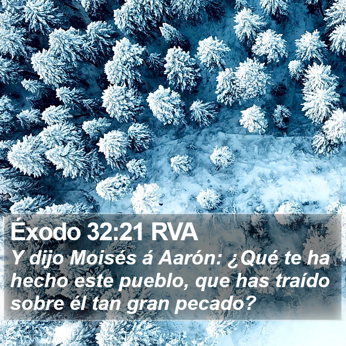 Éxodo 32:21 RVA Bible Study