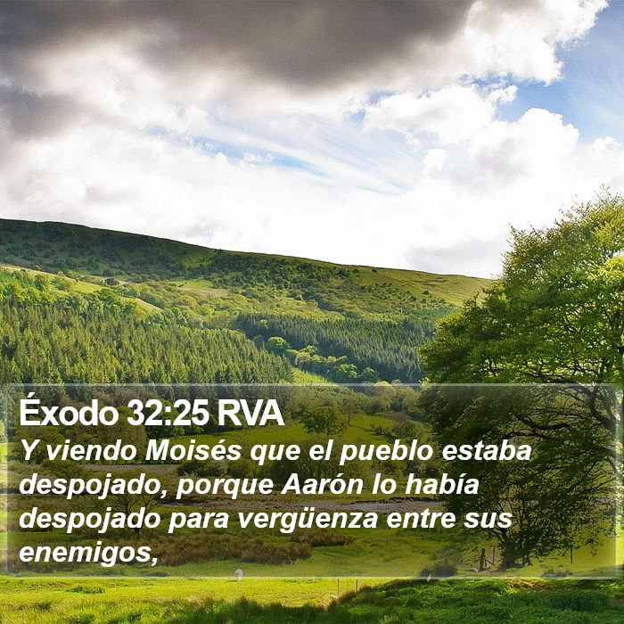 Éxodo 32:25 RVA Bible Study