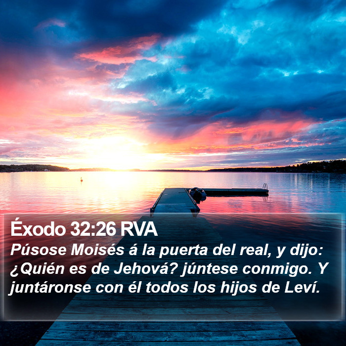 Éxodo 32:26 RVA Bible Study