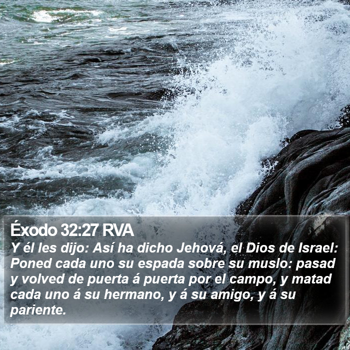 Éxodo 32:27 RVA Bible Study