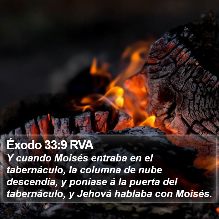 Éxodo 33:9 RVA Bible Study