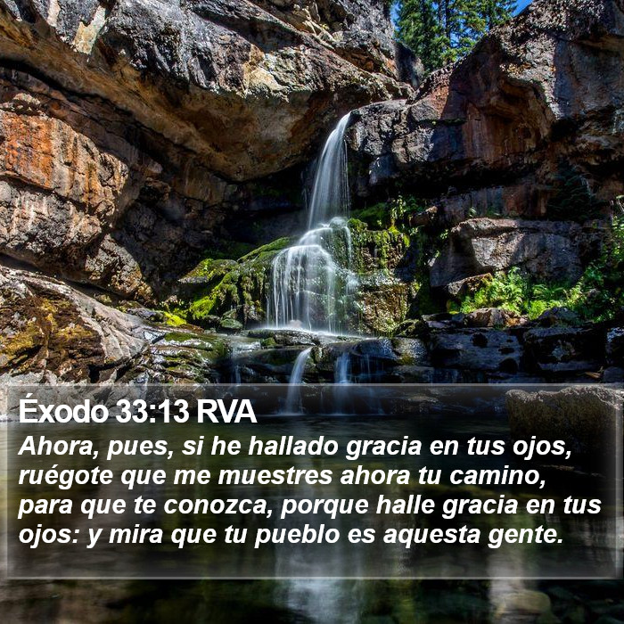 Éxodo 33:13 RVA Bible Study