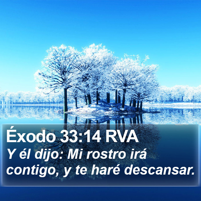 Éxodo 33:14 RVA Bible Study