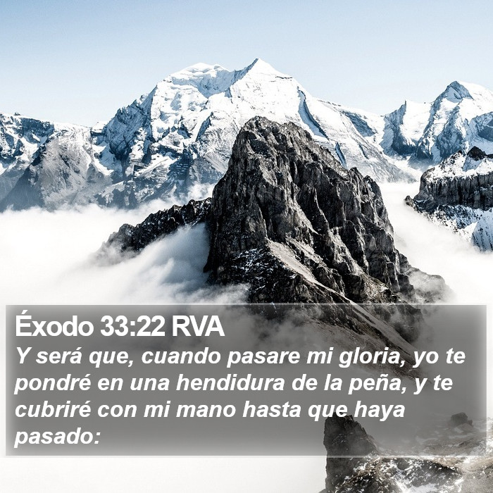 Éxodo 33:22 RVA Bible Study