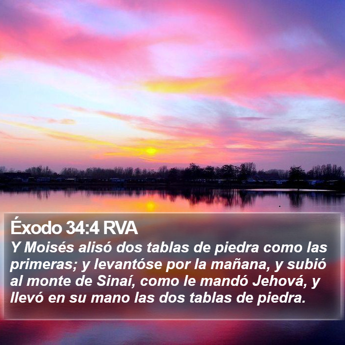 Éxodo 34:4 RVA Bible Study