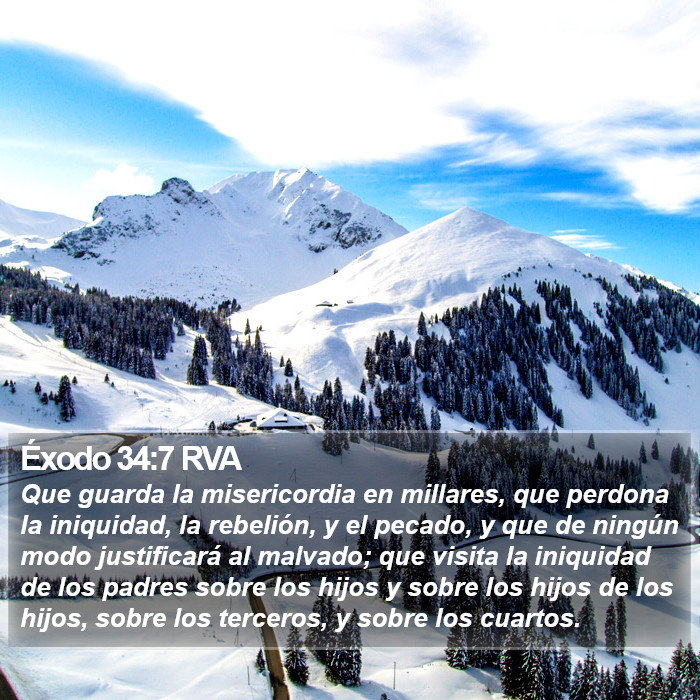 Éxodo 34:7 RVA Bible Study