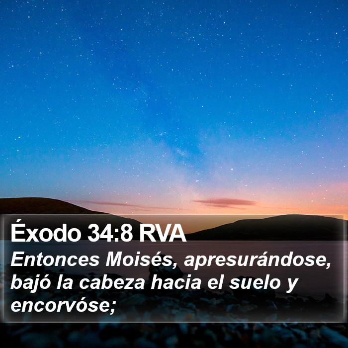 Éxodo 34:8 RVA Bible Study