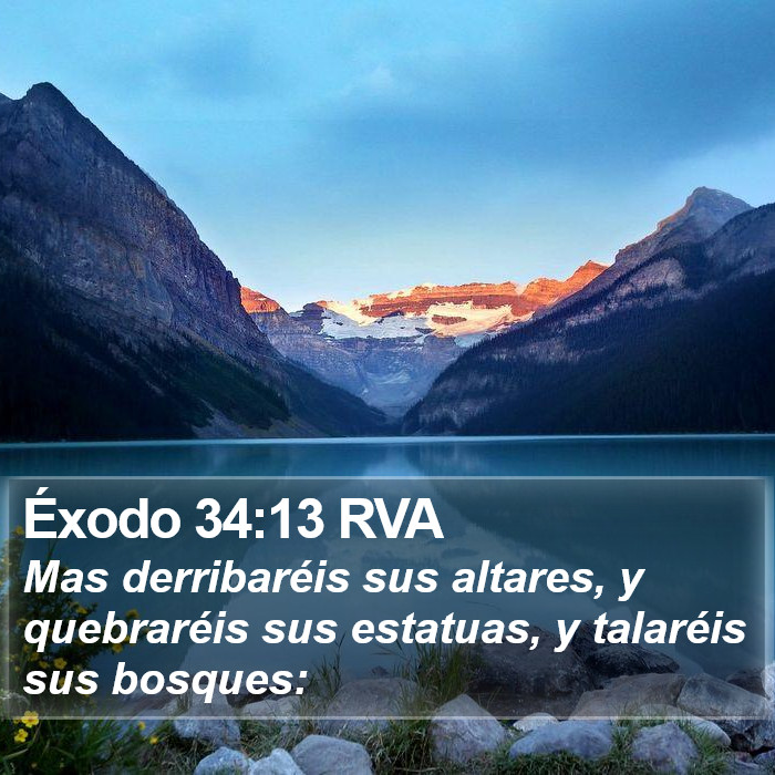 Éxodo 34:13 RVA Bible Study