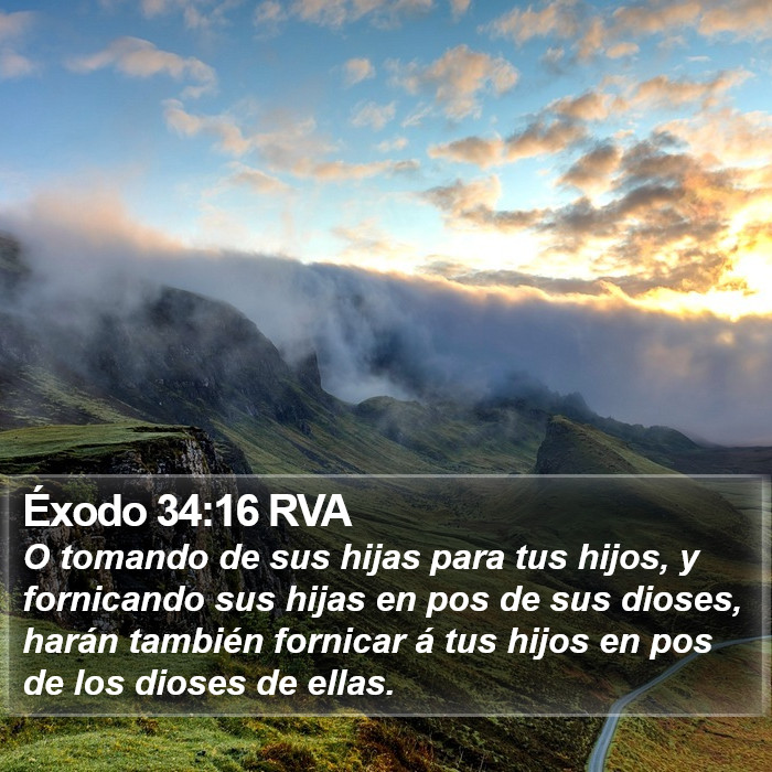 Éxodo 34:16 RVA Bible Study