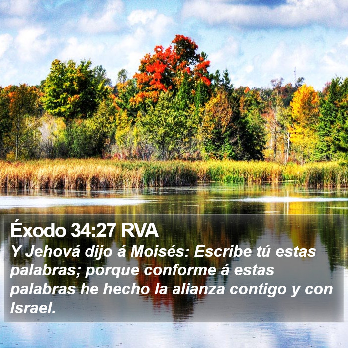 Éxodo 34:27 RVA Bible Study