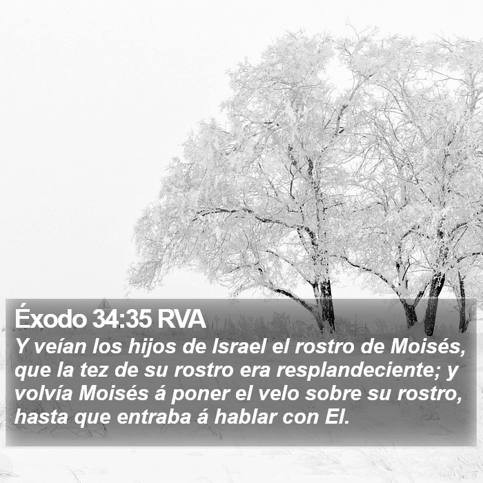 Éxodo 34:35 RVA Bible Study