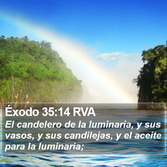 Éxodo 35:14 RVA Bible Study