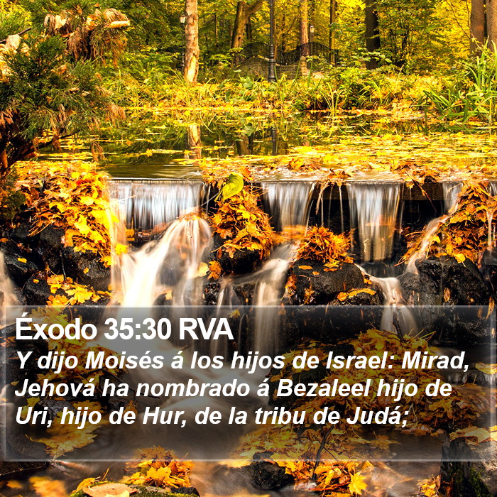 Éxodo 35:30 RVA Bible Study
