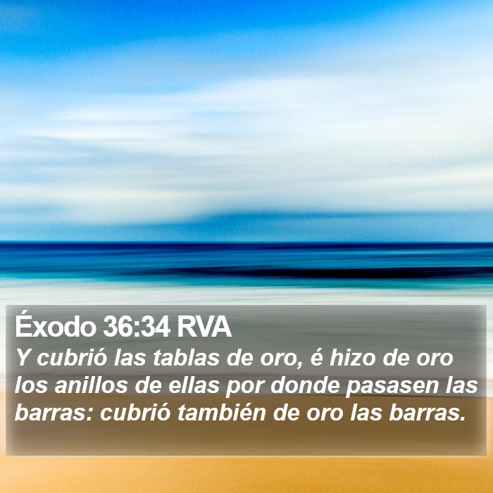 Éxodo 36:34 RVA Bible Study