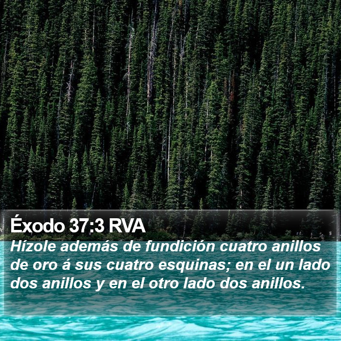 Éxodo 37:3 RVA Bible Study