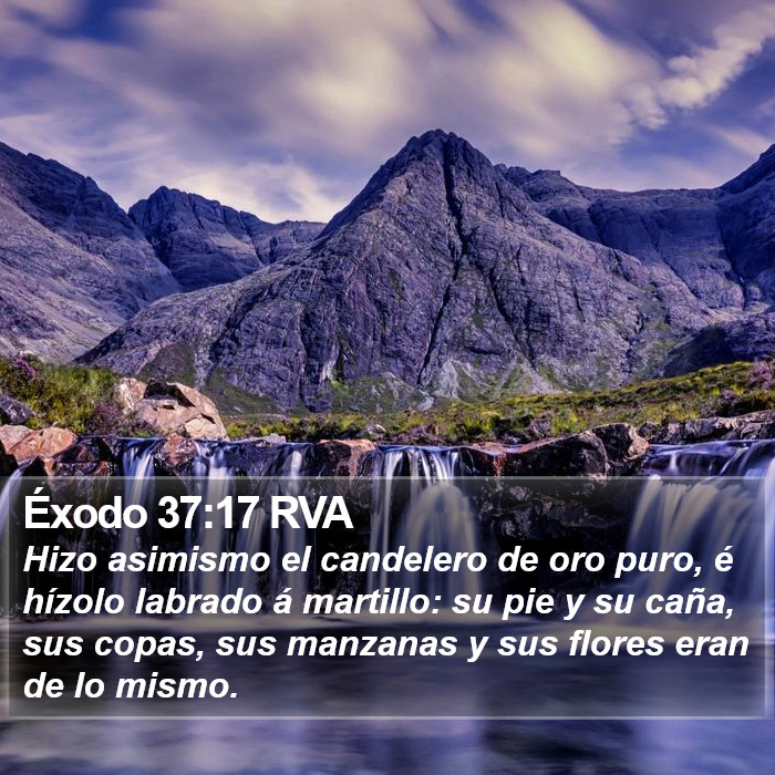 Éxodo 37:17 RVA Bible Study