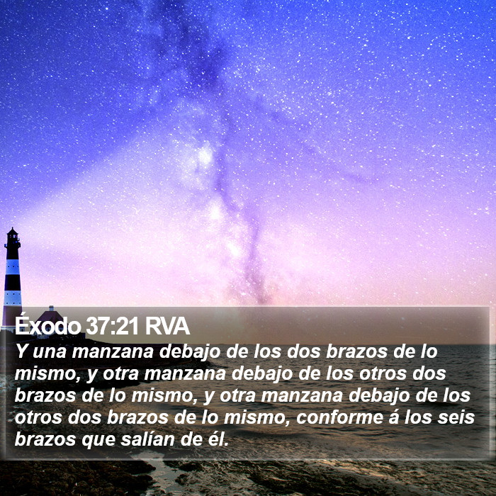 Éxodo 37:21 RVA Bible Study