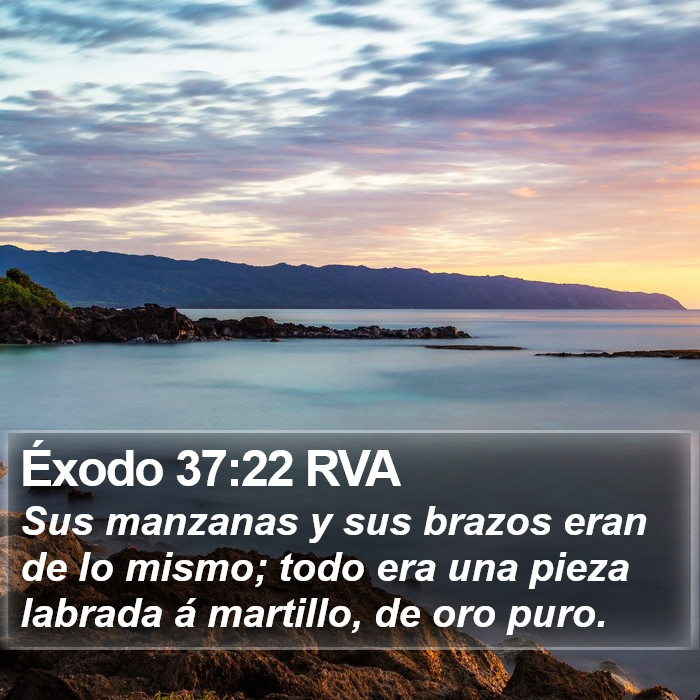 Éxodo 37:22 RVA Bible Study