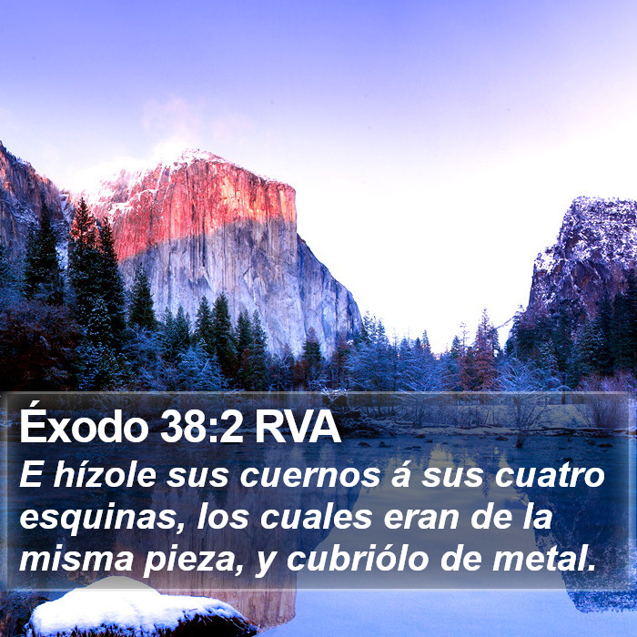 Éxodo 38:2 RVA Bible Study