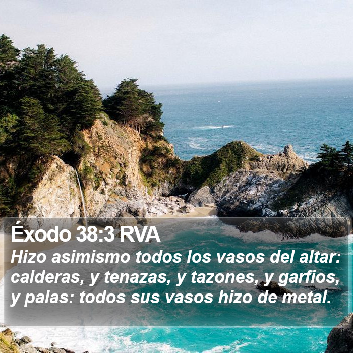 Éxodo 38:3 RVA Bible Study