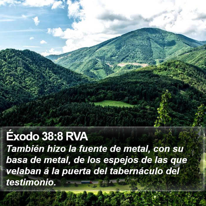 Éxodo 38:8 RVA Bible Study