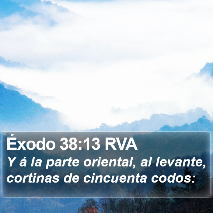 Éxodo 38:13 RVA Bible Study