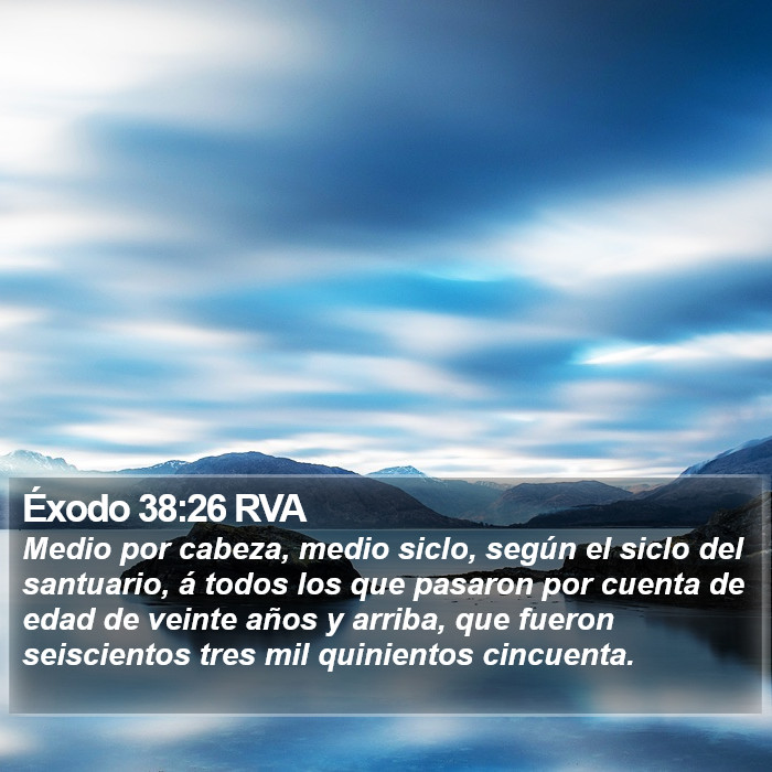 Éxodo 38:26 RVA Bible Study