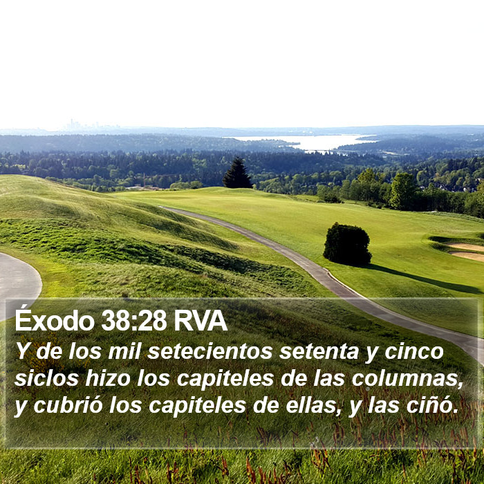 Éxodo 38:28 RVA Bible Study