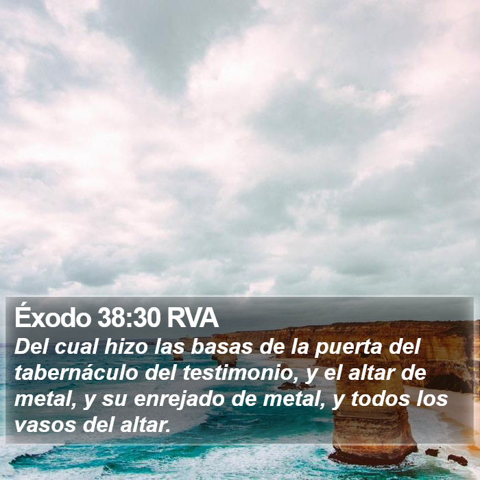 Éxodo 38:30 RVA Bible Study