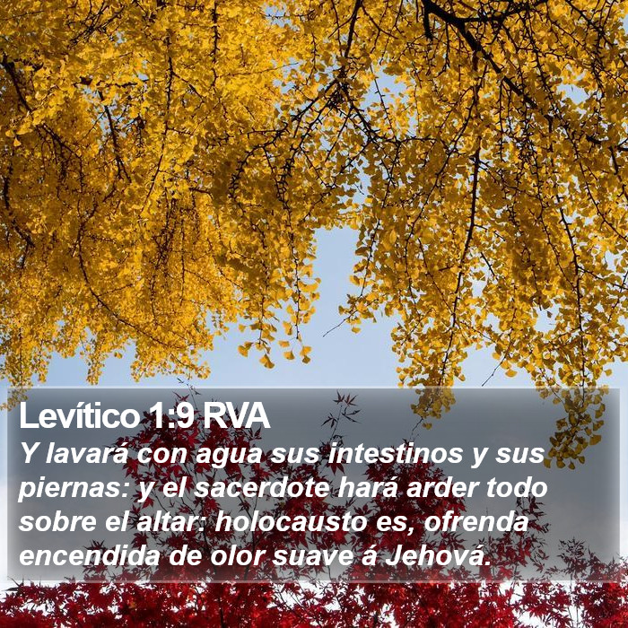 Levítico 1:9 RVA Bible Study