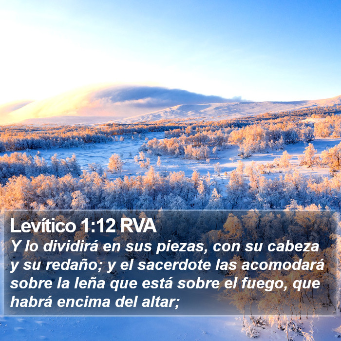 Levítico 1:12 RVA Bible Study