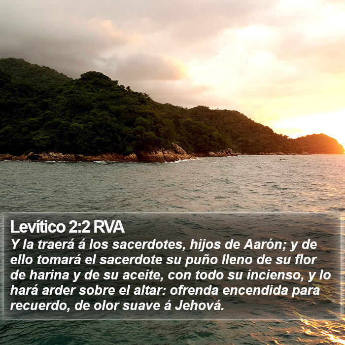 Levítico 2:2 RVA Bible Study