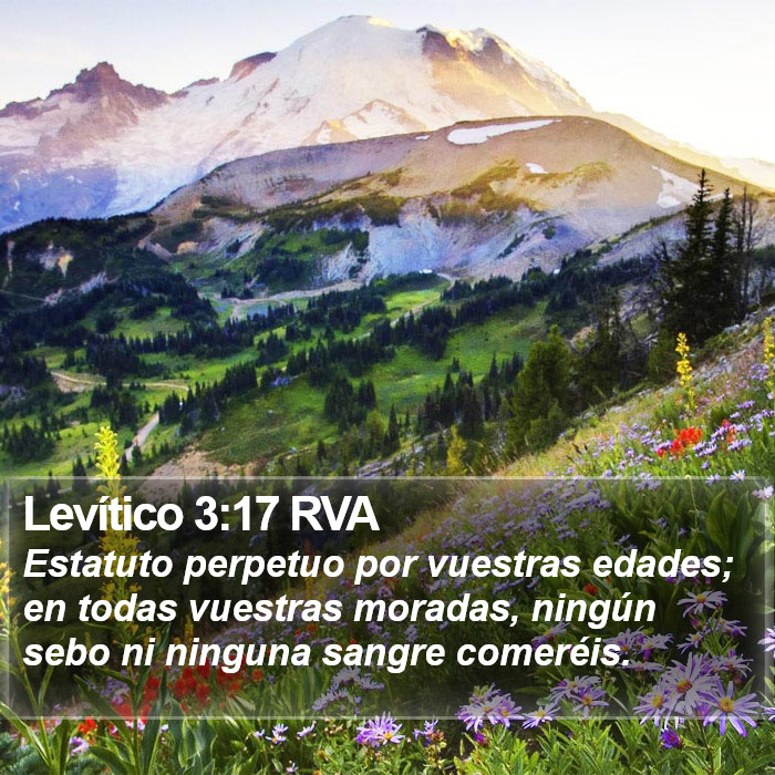 Levítico 3:17 RVA Bible Study