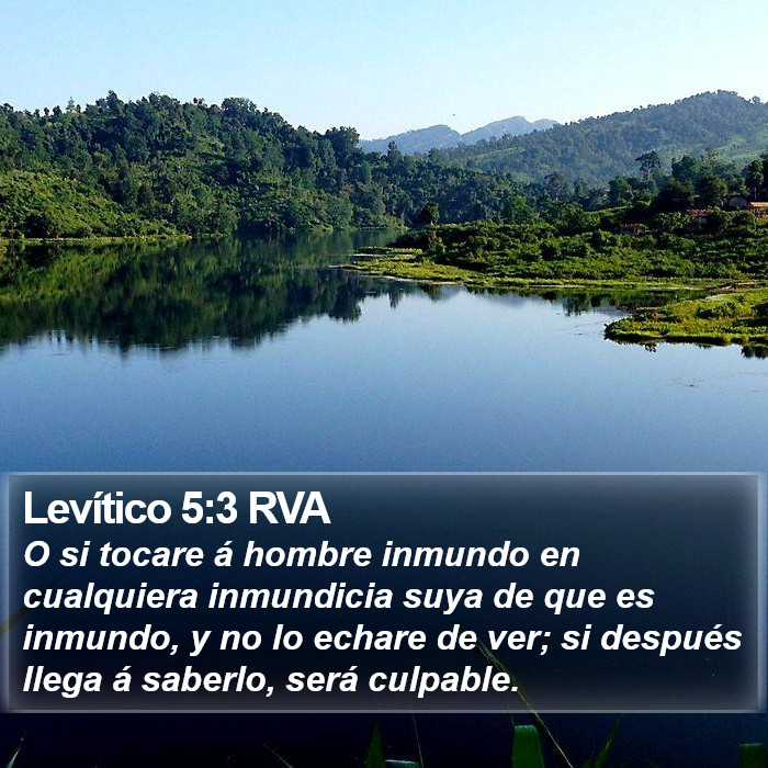 Levítico 5:3 RVA Bible Study