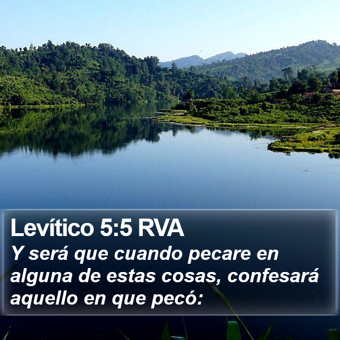 Levítico 5:5 RVA Bible Study