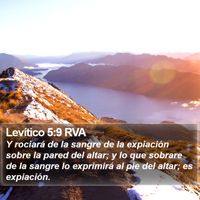 Levítico 5:9 RVA Bible Study