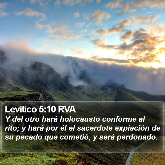 Levítico 5:10 RVA Bible Study