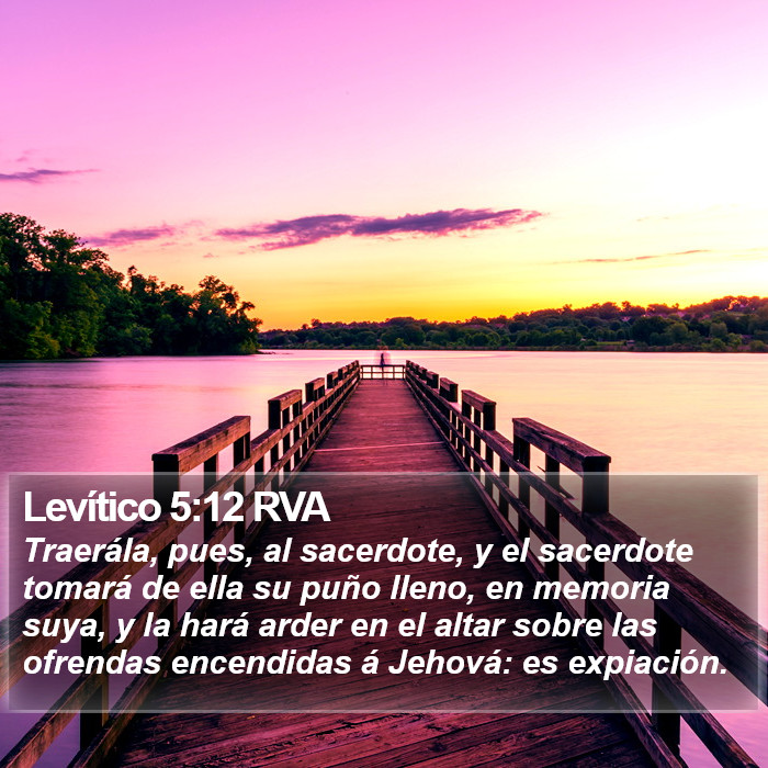 Levítico 5:12 RVA Bible Study