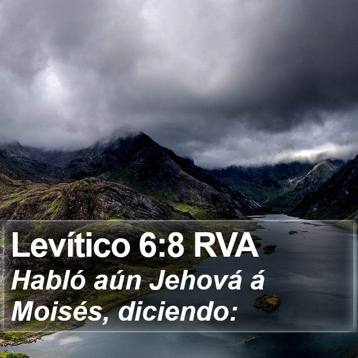 Levítico 6:8 RVA Bible Study