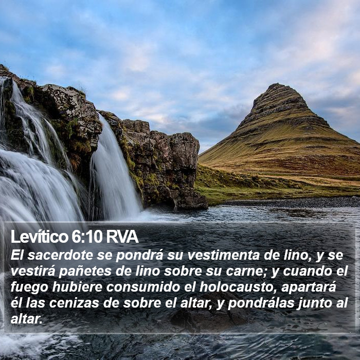 Levítico 6:10 RVA Bible Study