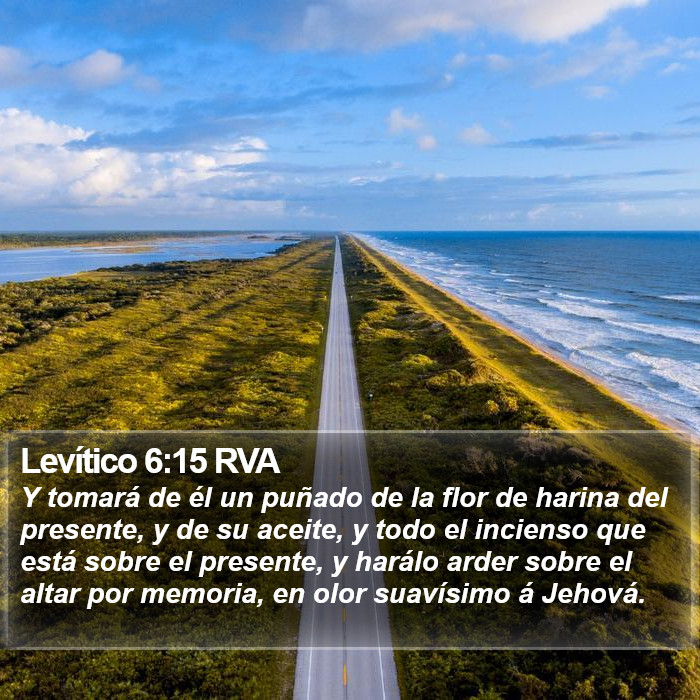 Levítico 6:15 RVA Bible Study