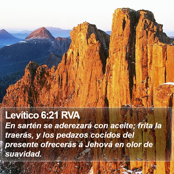 Levítico 6:21 RVA Bible Study