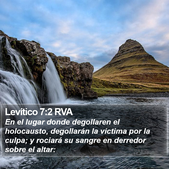 Levítico 7:2 RVA Bible Study