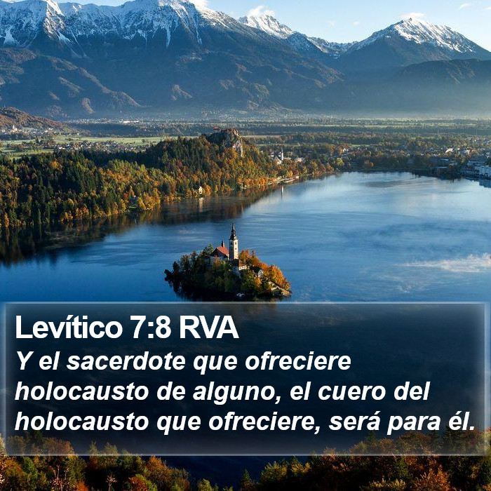 Levítico 7:8 RVA Bible Study