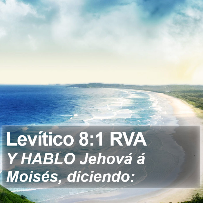 Levítico 8:1 RVA Bible Study