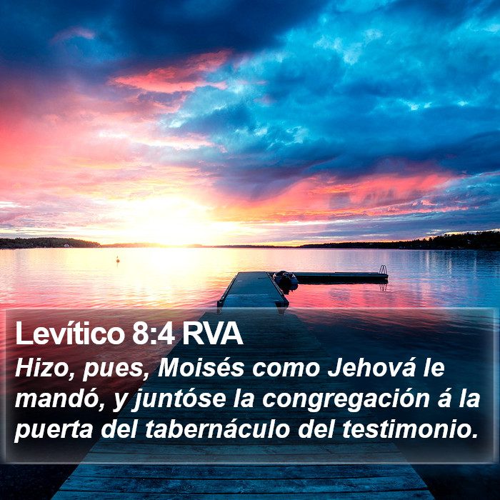 Levítico 8:4 RVA Bible Study