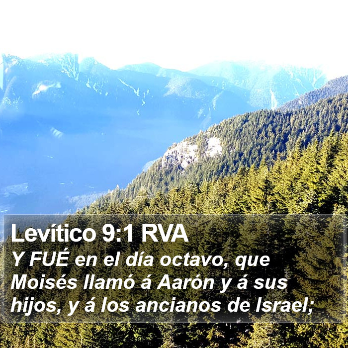 Levítico 9:1 RVA Bible Study