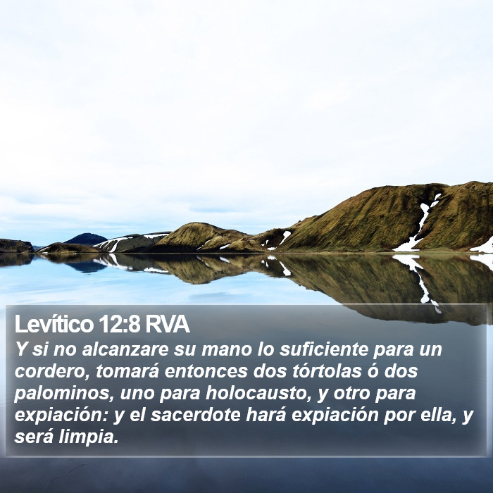 Levítico 12:8 RVA Bible Study