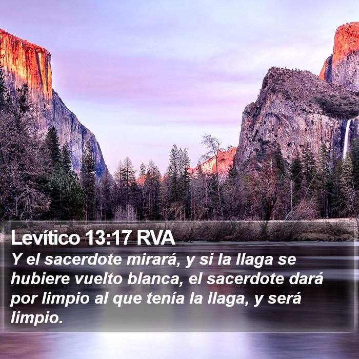 Levítico 13:17 RVA Bible Study